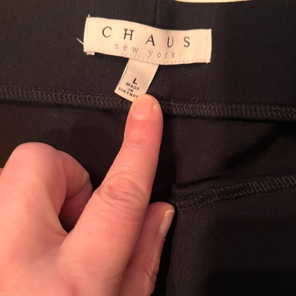 Chaus Black Pull-On Pants – Straight Leg, Size Large, Worn Once - Picture 6 of 6